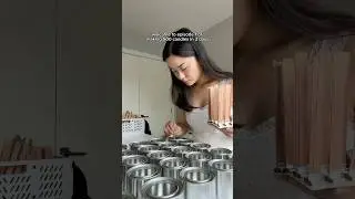 Let&rsquo;s make 500 candles together ￼🫢 market prep #smallbusiness #candle #business