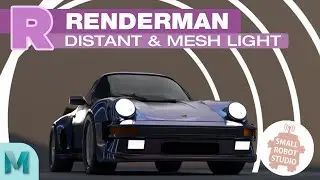 Renderman 23 Distant & Mesh Light Tutorial