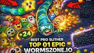 Best pro slither top 01 /#wormszoneio #cacingbesar #funny #gameplay 