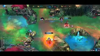 League of Legends Season 11 Nexus Blitz Caitlyn Quadrakill #185