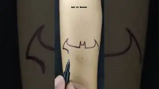 bat tattoo 🦇🦇🦇 #tattoo #viral #viralvideo #video #art #shortsvideo #shortvideo #trending