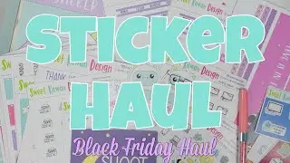 Sticker & Planner Haul || Erin Conden, PrintPression, Sweet Kawaii Design, NikkiPlusThree