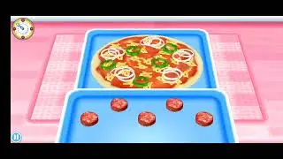 Cooking Mama making pizza from scratch 