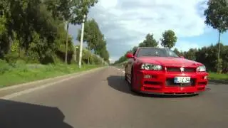 Nissan Skyline R34 GTR Vspec in Le with Evo6 TME