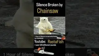 Silence broken by Chainsaw  #shorts