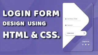 Responsive Login Form Design Using HTML & CSS | Login Form Design HTML CSS | Tech Online Solutions