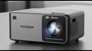 PANSEBA Mini Projector Review WiFi 6, Bluetooth, Auto Keystone, Short Throw, Portable Home & Outdoor