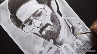 dulquersalman pencil drawing #pencildrawing #dulquersalman #haritechy