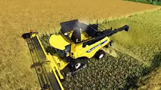 FS19  New Holland CR10.90  Combine Harvesting canola