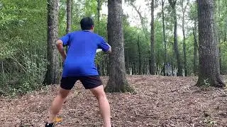 Williston Disc Golf Course - July 2022 - Back Nine Practice Round