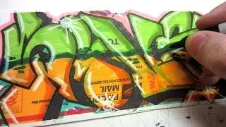 Bog Graffiti Sticker Speed Art