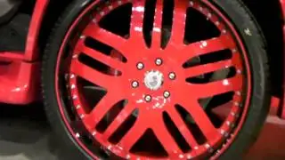 www.DUBSandTIRES.com 2011 GMC Yukon Review 24'' luxury Asanti Custom Red painted Wheels