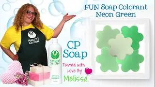 Soap Testing Neon Green Soap Colorant- Natures Garden