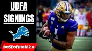 Lions SIGN Multiple UDFAs! Hunter Bryant! Detroit Lions Talk