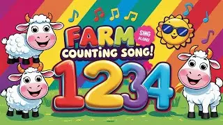 1 to 10 Counting Song with Animals | Farm Animal Numbers Song | Fun & Educational for Toddlers #1234