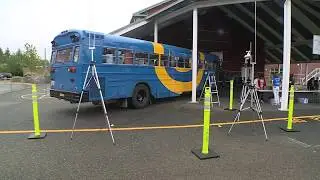 Transforming an old bus into a lab for students