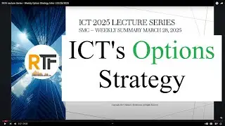 ICT Lecture Series 2025: Weekly Option Strategy Intro | NO ADS | My Lecture Notes