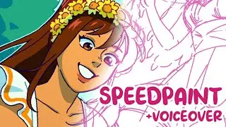 Channel UPDATE + OC Speedpaint [Voiceover]