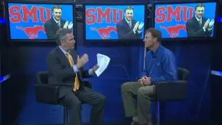 Mike Doocy interviews SMU head coach Chad Morris