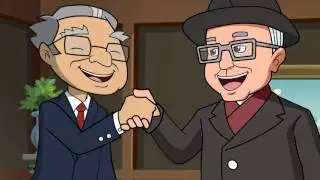 Berkshire Hathaway Trading Places Animation for annual Berkshire Hathaway shareholders meeting