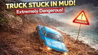 😱 Russian Truck ZIL 130 Accident Gameplay | Dangerous Roads | Hindi