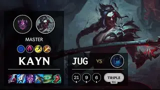 Kayn Jungle vs Nocturne - EUW Master Patch 11.24