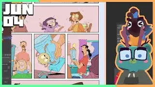 Making our comic The Girl and the Glim !glim