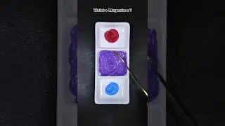 How to make violet color! #satisfying #colorwinka #short