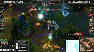 Alex Ich (Kassadin) scores a quadra kill against Fnatic