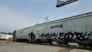 Canadian National Moving Cars 