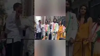 Allu Arjun support congress party #news #congress #short