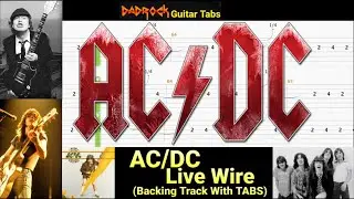 Live Wire - AC/DC - Guitar + Bass Backing Track With TABS