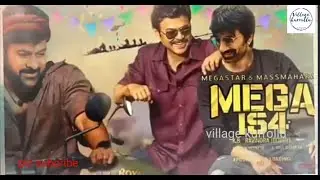 MEGA154-VENKATESH INTRO FIRST LOOK OUT NOW|RAVITEJA|CHEERANJEEVI|VILLAGE KURROLLU
