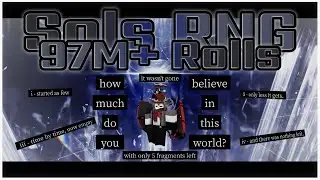 After 11 MONTHS I FINALLY got a NEW RAREST... | 97M+ ROLLS SOL'S RNG EON 1-14