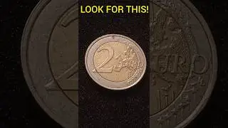ULTRA RARE $ 100,000.00 D'ont Spend This 2 Euro Error Coin Worth Money