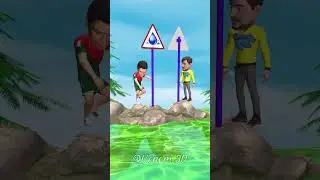 Cristiano Ronaldo and Mr Beast. Funny video moments the Shark Part 3 #scaryteacher3d #funny #mrbeast