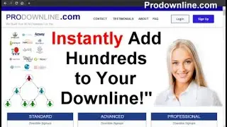 Automated Downline Recruiting System - Prodownline