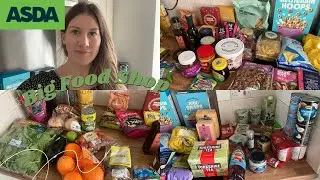 Food shop haul - ASDA delivery (living alone, meal prep)