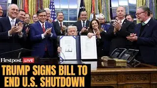 LIVE: President Donald Trump Signs Bill Ending Longest US Government Shutdown | Day 43