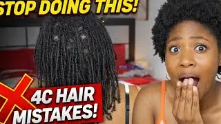Why Your 4C Hair Is Still Dry ❌ Common Moisturizing Mistakes & Fixes