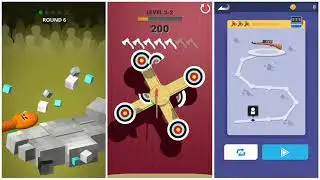 HAND GUILLOTINE vs AXE HITTING vs SHOOTING WORLD - COMPARE GAMEPLAY 《GAMERZ TOPER》
