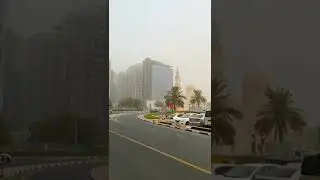 Today Sandstorm in Dubai #dubai #shorts #uae #sandstorm #storm