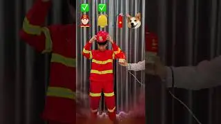 LNS - L&iacute;nh Cứu Hoả giải cứu ch&oacute; con 🧯🚒😍 Firefighter Dance Cover #shorts