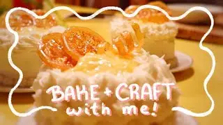 Bake and Craft With Me! My First Vee Log!