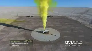 Trial #8, Jack Rabbit II chlorine release tests