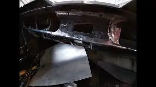 1965 Mustang part 8. Radio area dash repair.