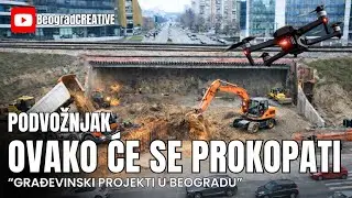 Novi Beograd - ovako će se prokopati podvožnjak ispod pruge koji će spojiti bulevare 
