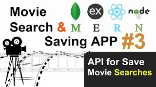 Create API for Save Movie Searches in MongoDB by Node JS - Movie Search & Saving App in React JS #3