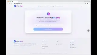 WebInSight - AI Powered Website Analysis & Optimization