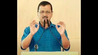 CM Arvind Kejriwal and CM Bhagwant Mann addressing Jansabha in Rewa, Madhya Pradesh